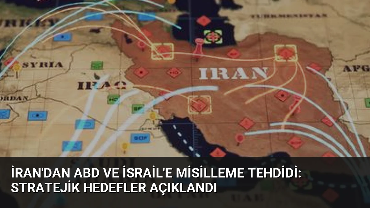 İran’dan ABD ve İsrail’e Misilleme Tehdidi: Stratejik Hedefler Açıklandı