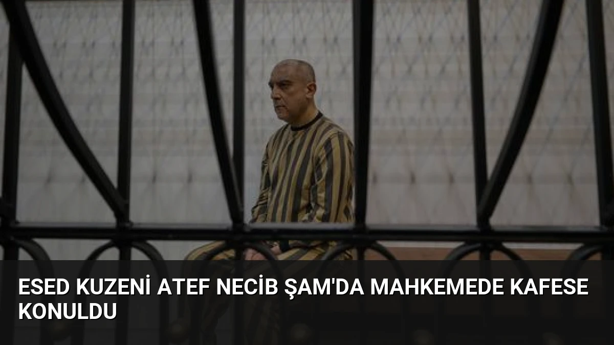 Esed Kuzeni Atef Necib Şam’da Mahkemede Kafese Konuldu