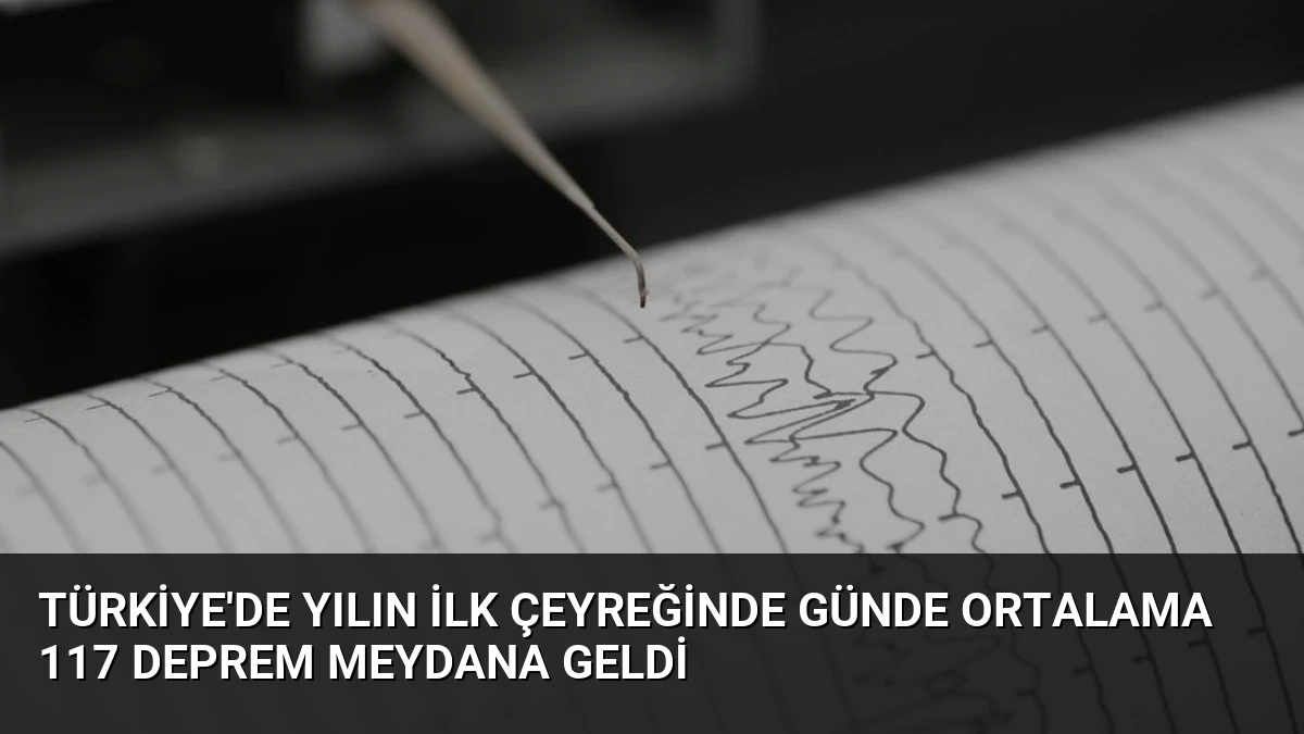 Türkiye’de Yılın İlk Çeyreğinde Günde Ortalama 117 Deprem Meydana Geldi