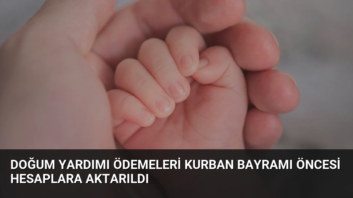 Doğum Yardımı Ödemeleri Kurban Bayramı Öncesi Hesaplara Aktarıldı