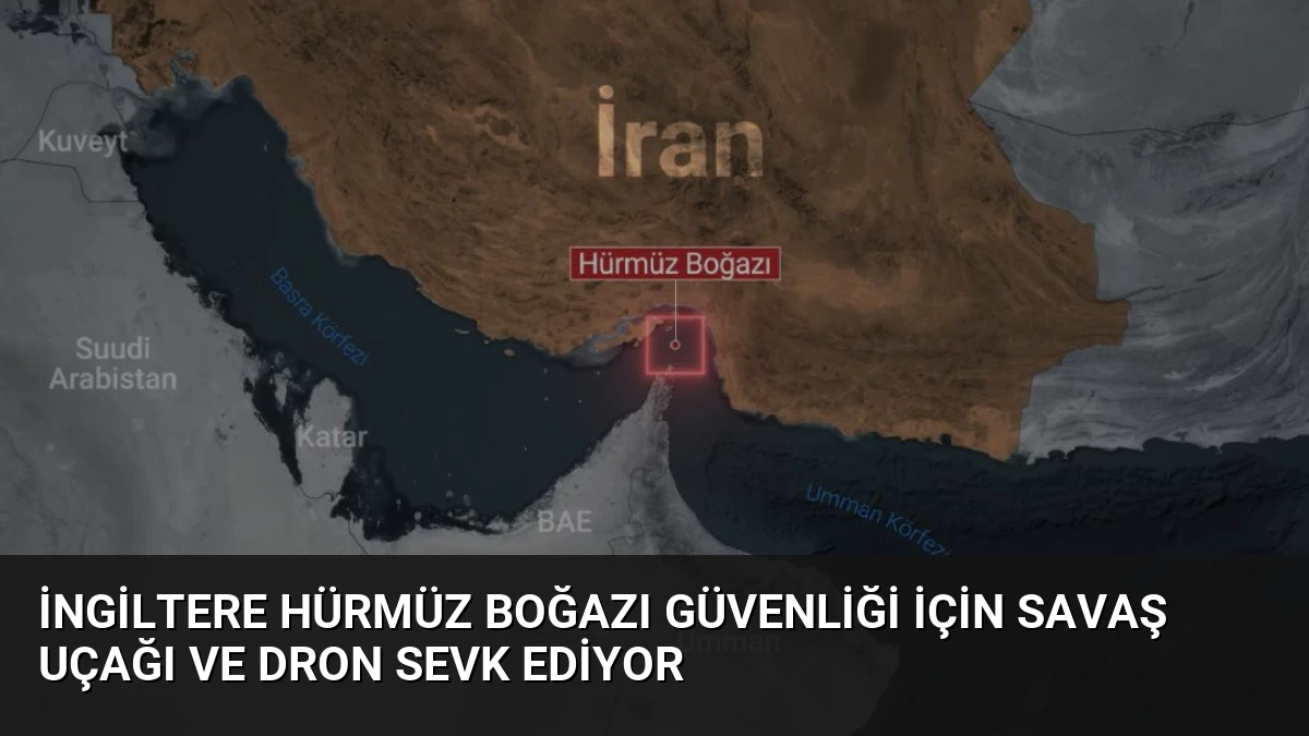 İngiltere Hürmüz Boğazı Güvenliği İçin Savaş Uçağı ve Dron Sevk Ediyor