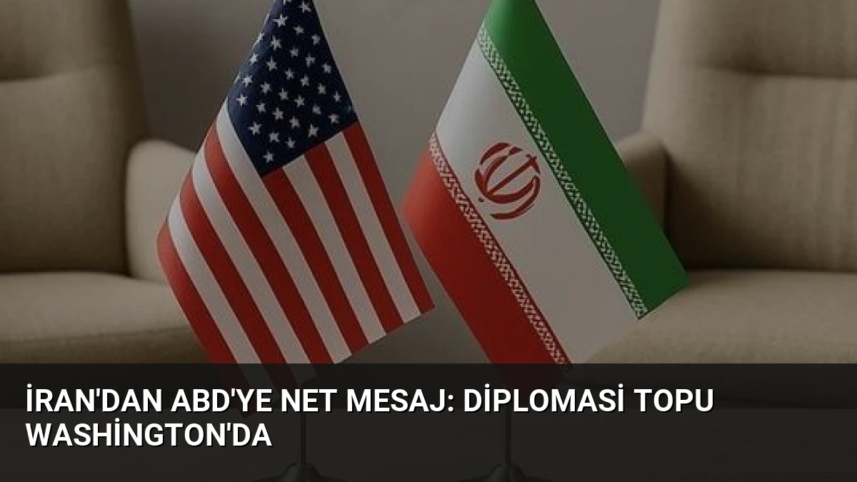 İran’dan ABD’ye Net Mesaj: Diplomasi Topu Washington’da