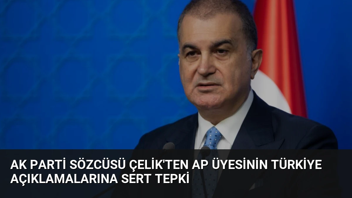 AK Parti Sözcüsü Çelik’ten AP Üyesinin Türkiye Açıklamalarına Sert Tepki