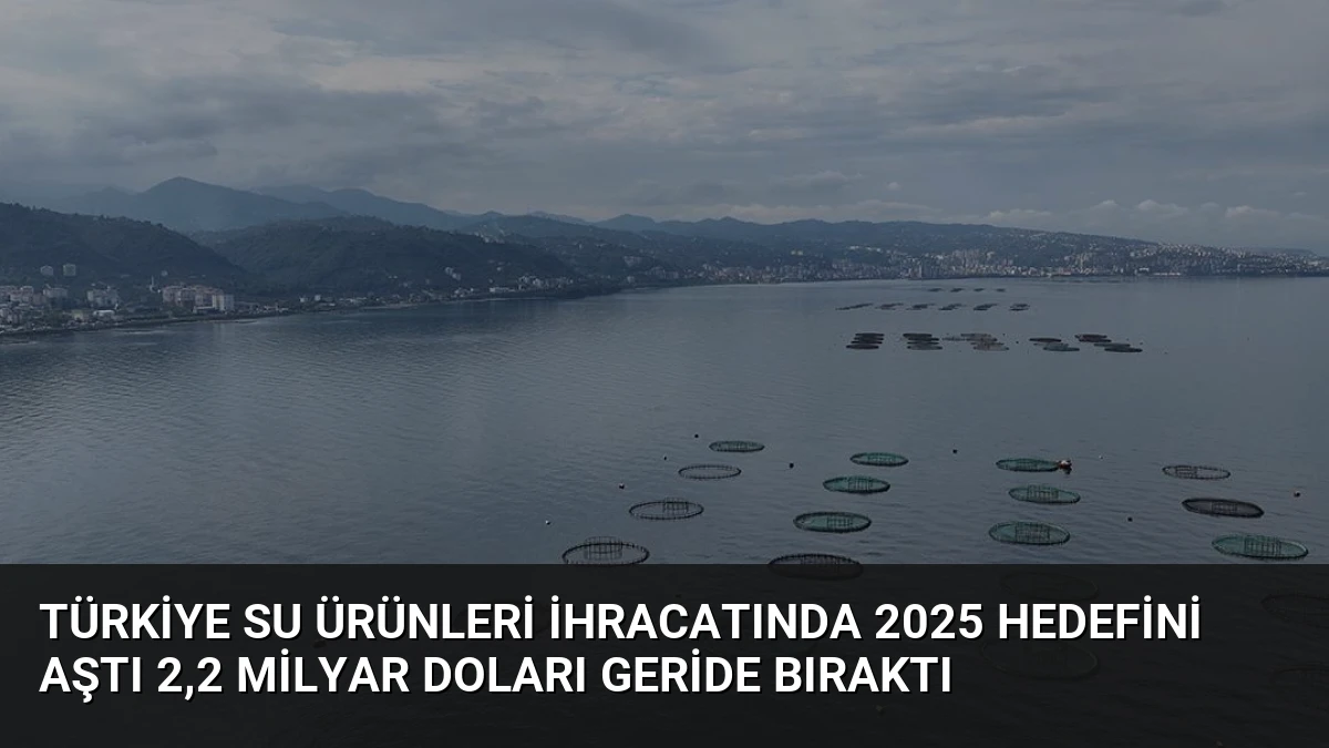 Türkiye Su Ürünleri İhracatında 2025 Hedefini Aştı 2,2 Milyar Doları Geride Bıraktı