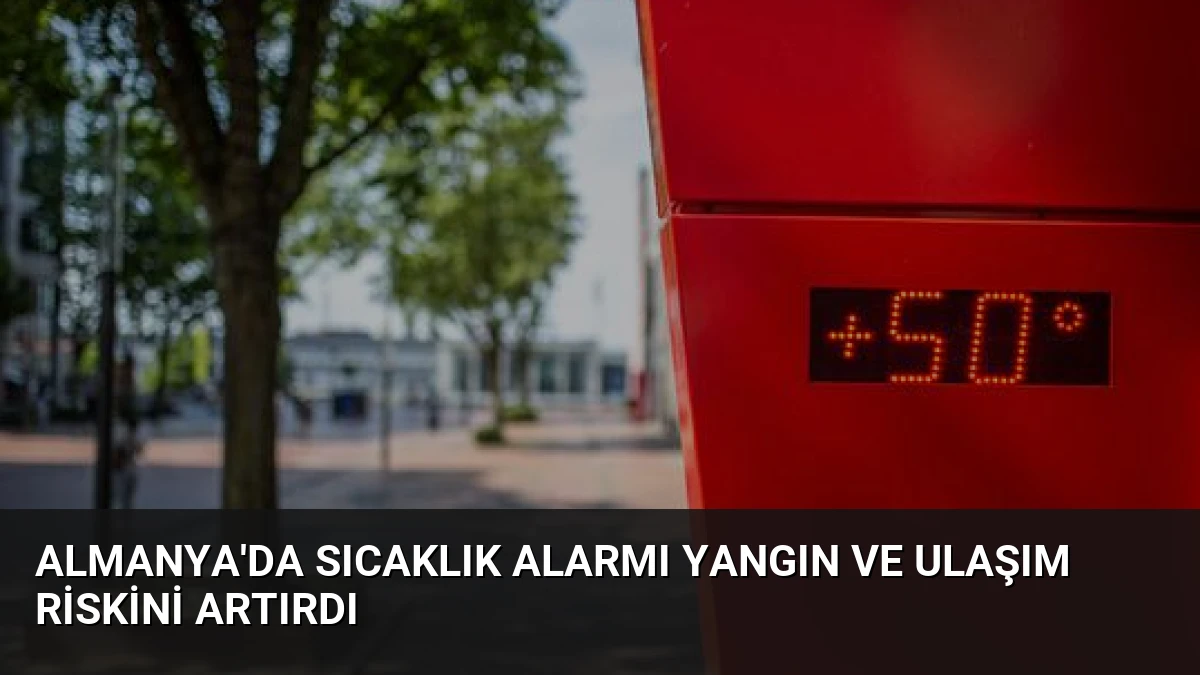 Almanya’da Sıcaklık Alarmı Yangın ve Ulaşım Riskini Artırdı