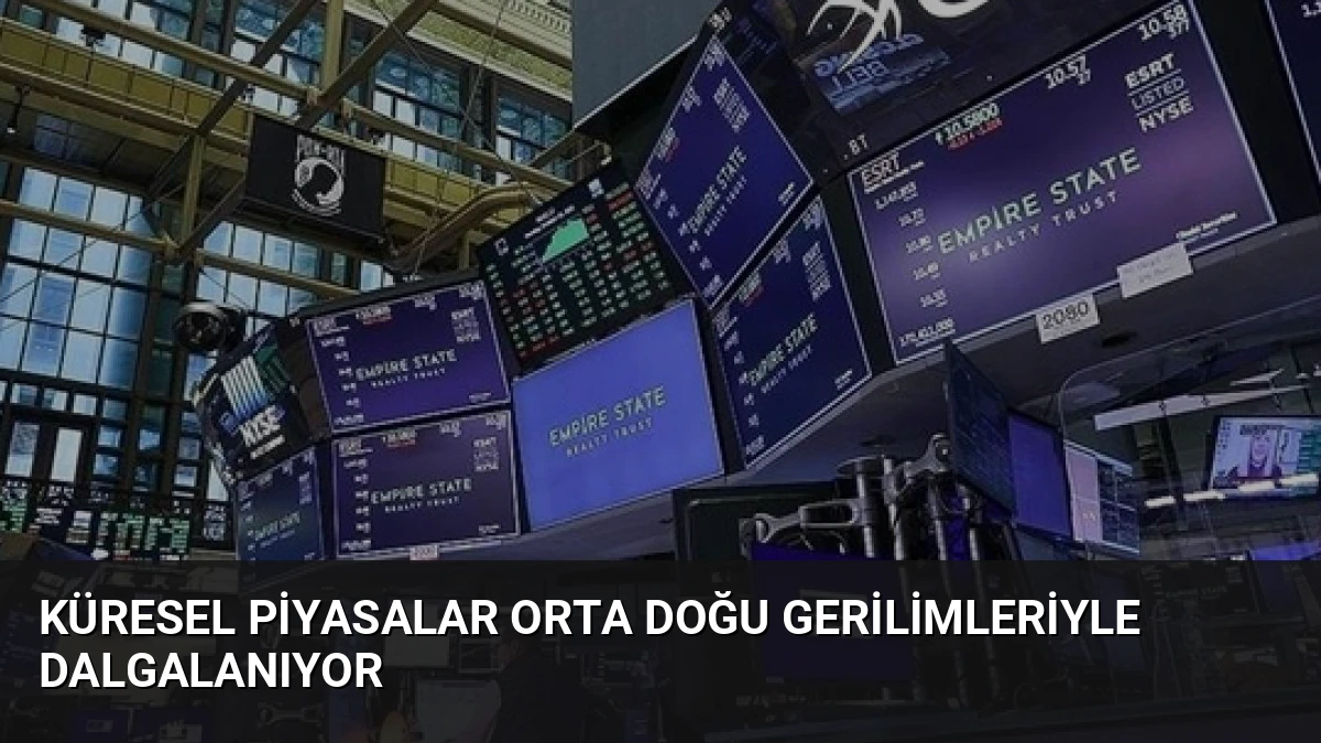 Küresel Piyasalar Orta Doğu Gerilimleriyle Dalgalanıyor
