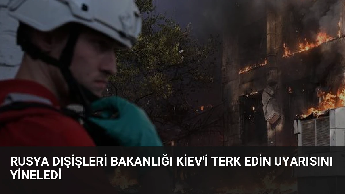 Rusya Dışişleri Bakanlığı Kiev’i Terk Edin Uyarısını Yineledi